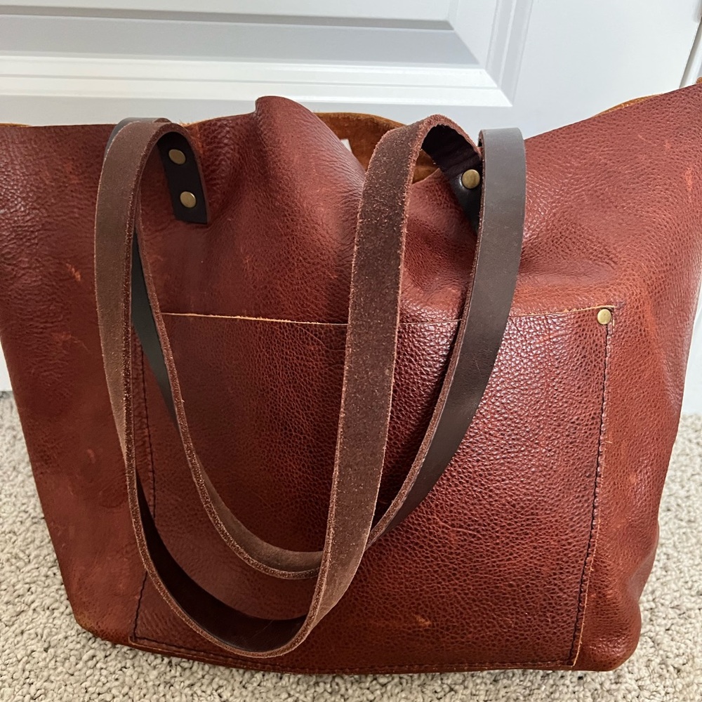 Portland Leather Goods Classic Tote - Nutmeg